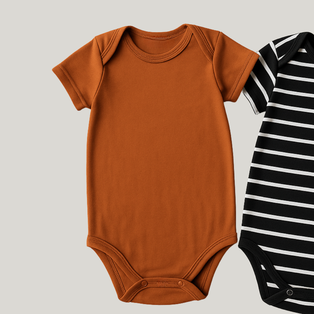 Kit 2 Bodys Bebê Essentials Unissex