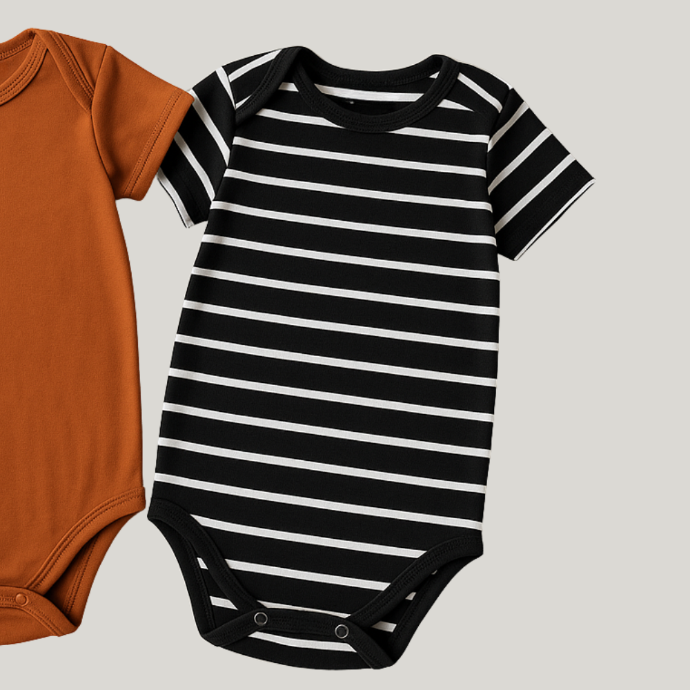 Kit 2 Bodys Bebê Essentials Unissex