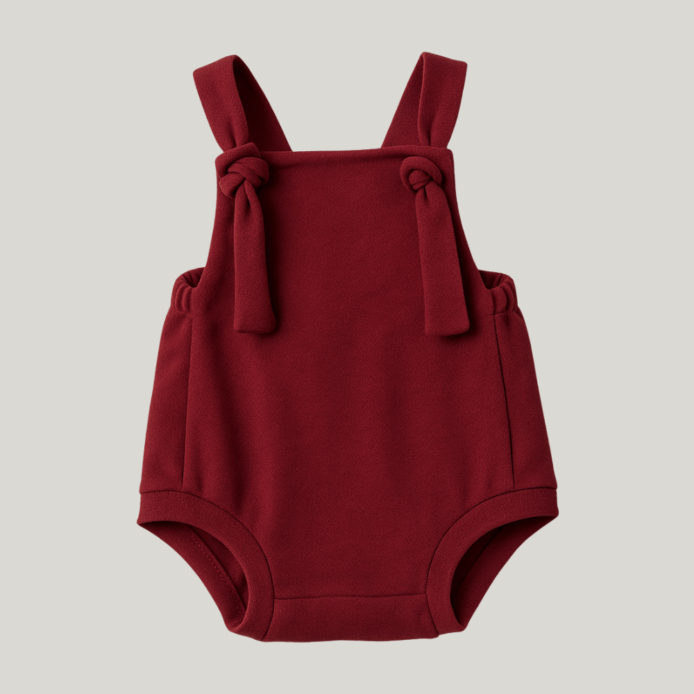 Romper Bebê Organic Bordo Unissex