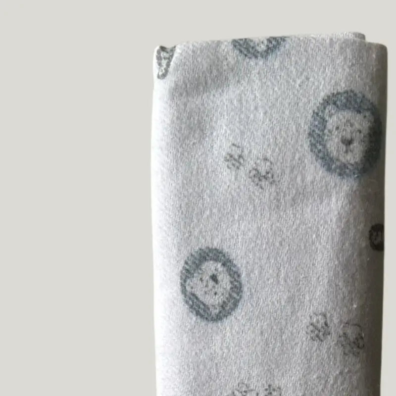 Cueiro Flanelado bebe Algodao Lion Blue