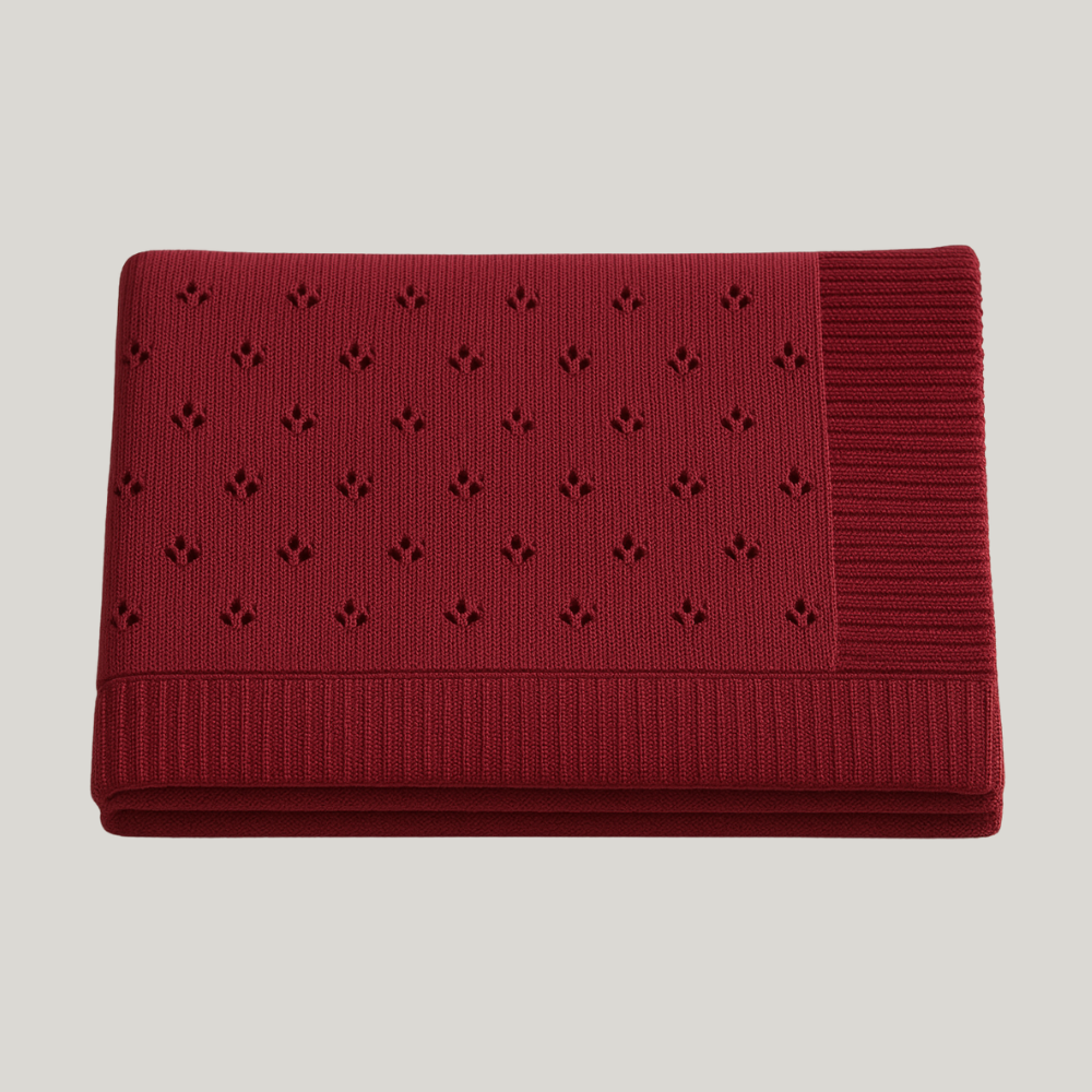 Kit Saída Maternidade Menina Tricot 2 Peças Grace Red