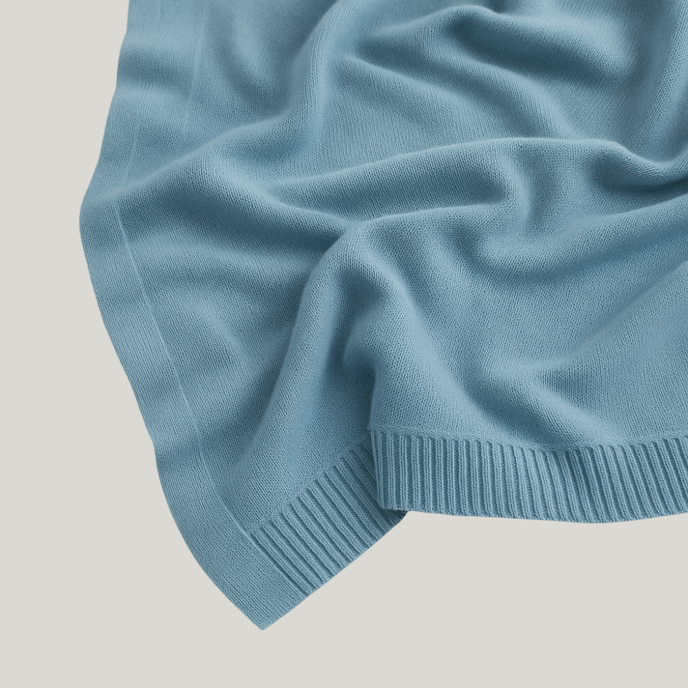 Kit Saída Maternidade Menino Tricot 2 Peças Theodore Blue