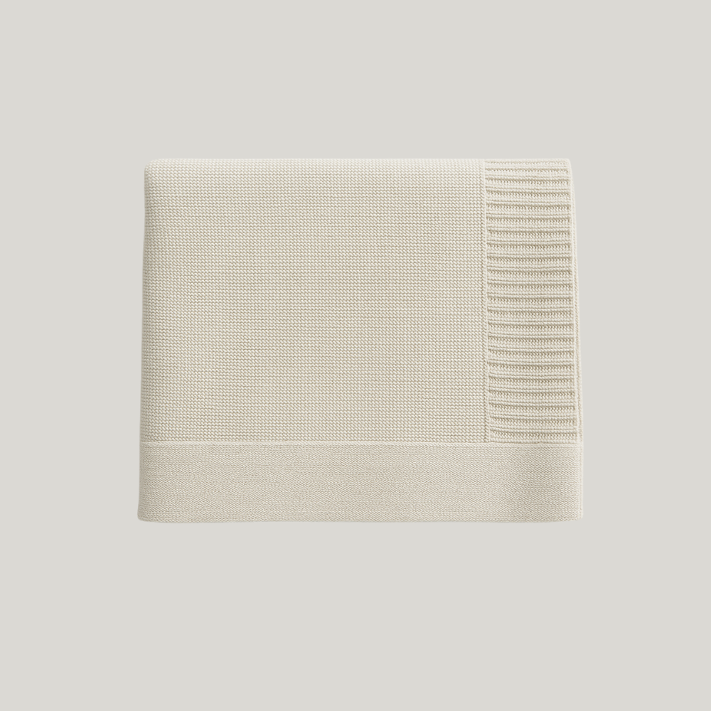 Kit Saída Maternidade Tricot 2 Peças Snow Bege
