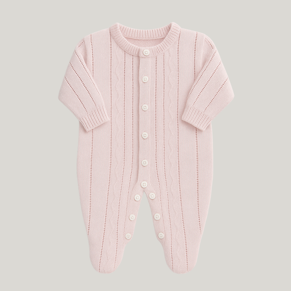 Kit Saída Maternidade Menina Tricot 2 Peças Helena Rose