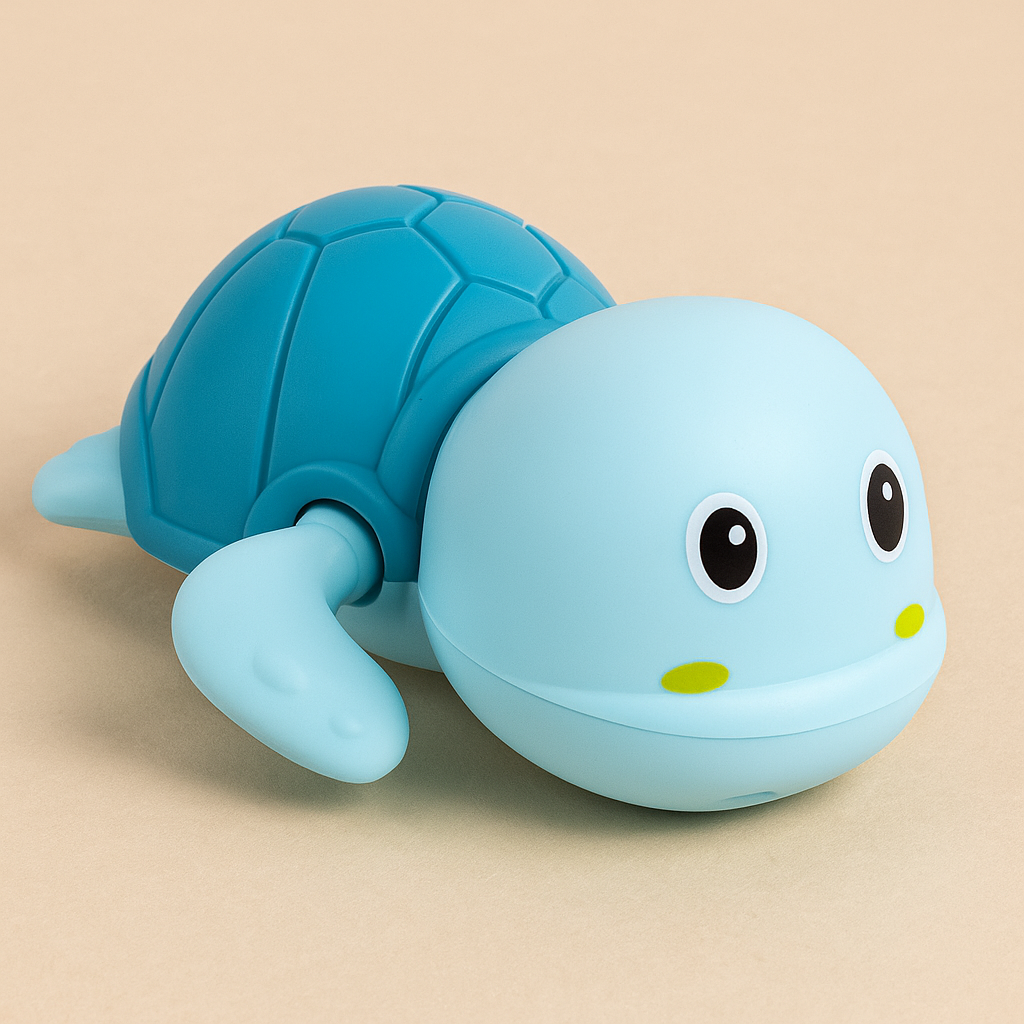 Brinquedo De Banho Antistress Tartaruga Que Nada Azul