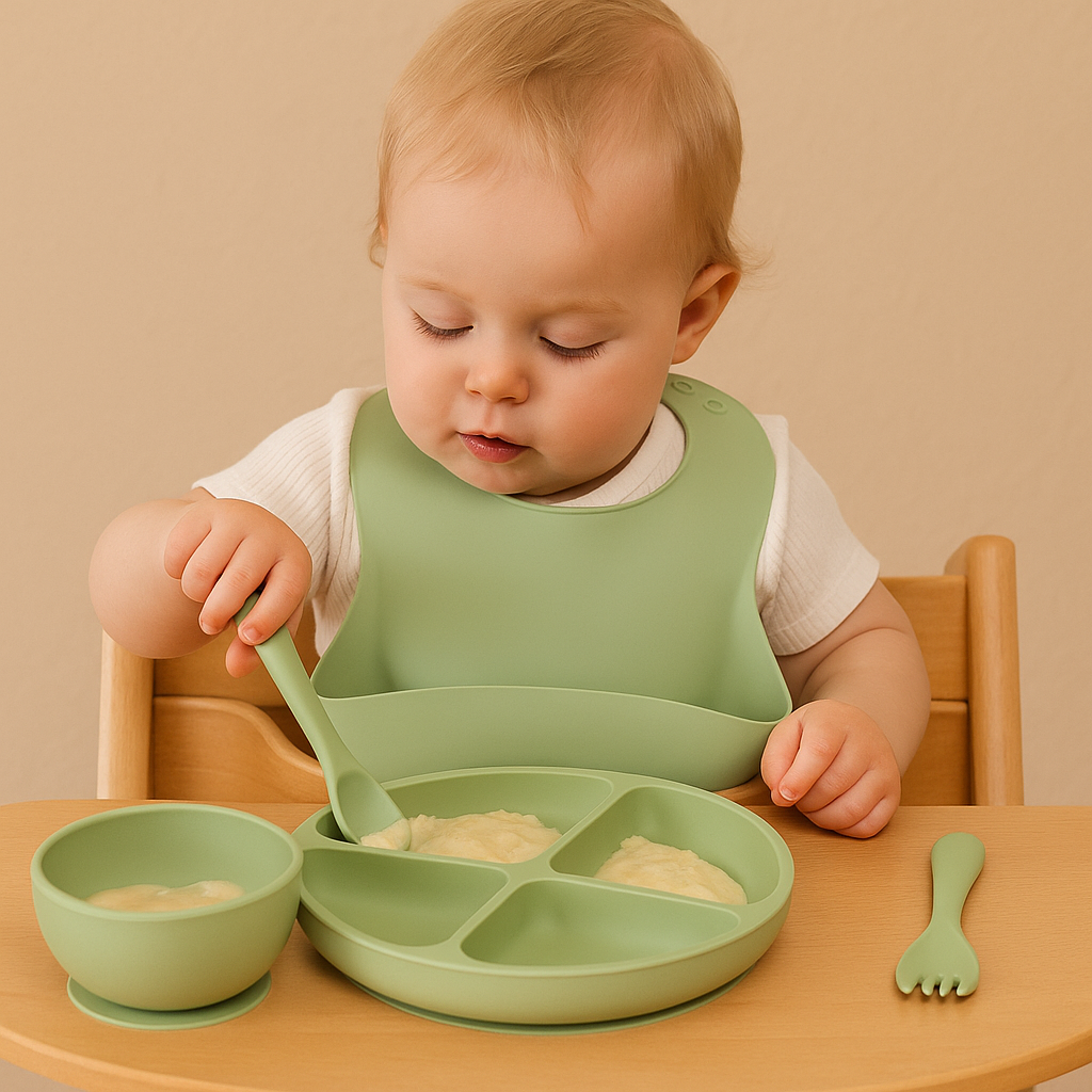 Kit Hora do Papa em Silicone Green
