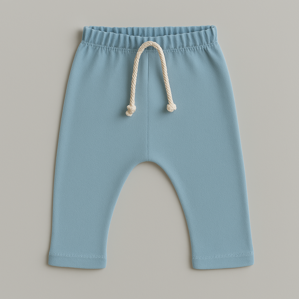 Calça Bebê Algodão Azul
