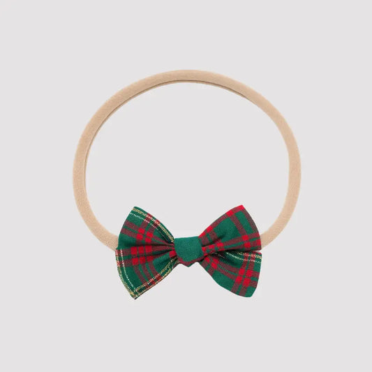 Laço Algodão Bebê Natal Vintage