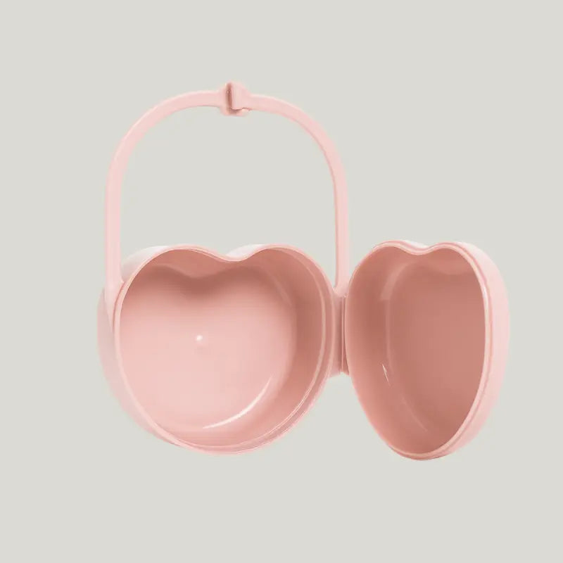 Porta Chupeta Arco Iris Boho c/ Alças Rose