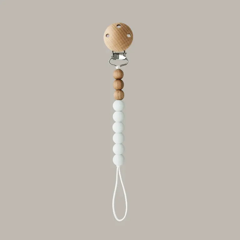 Prendedor De Chupeta Vintage White
