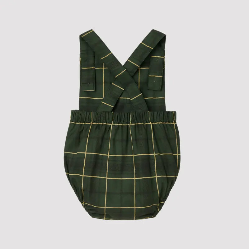Romper Bebe Vintage Christmas Green