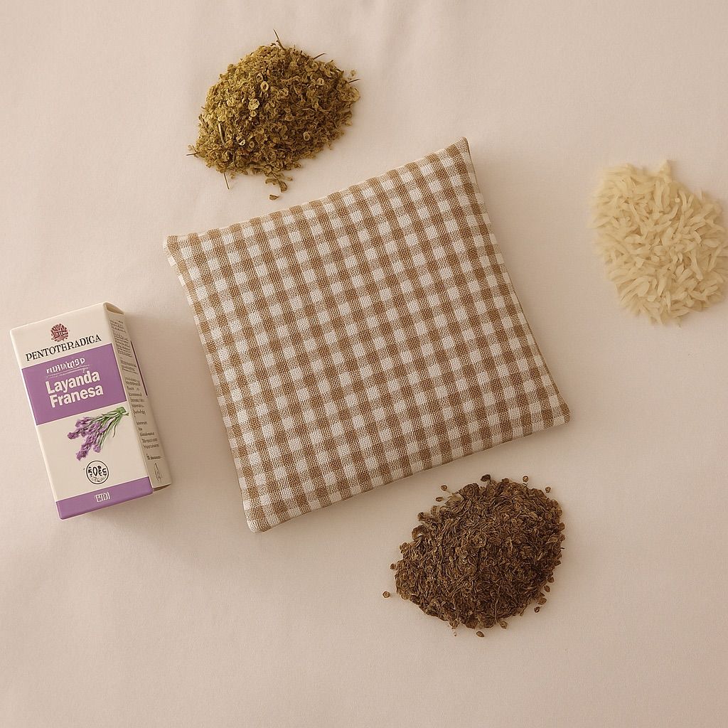 Almofada Termica Anti Colicas Xadrez Brow