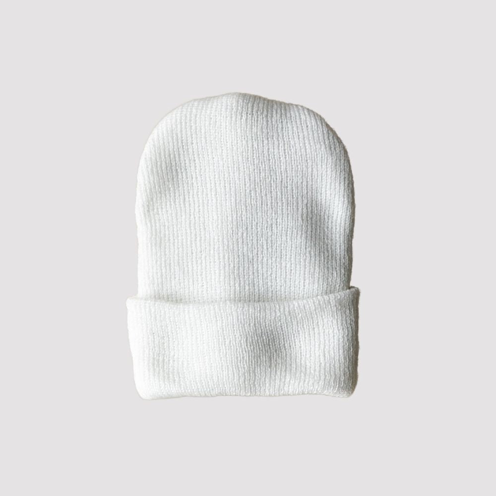 Touca Tricot Bebê Off White