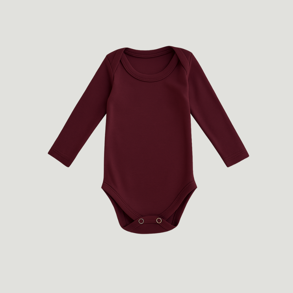 Body Bebê Algodão Bordo Longo