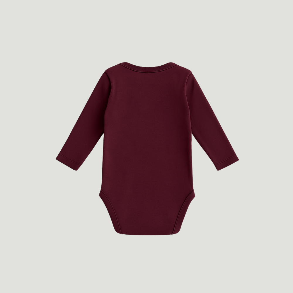 Body Bebê Algodão Bordo Longo