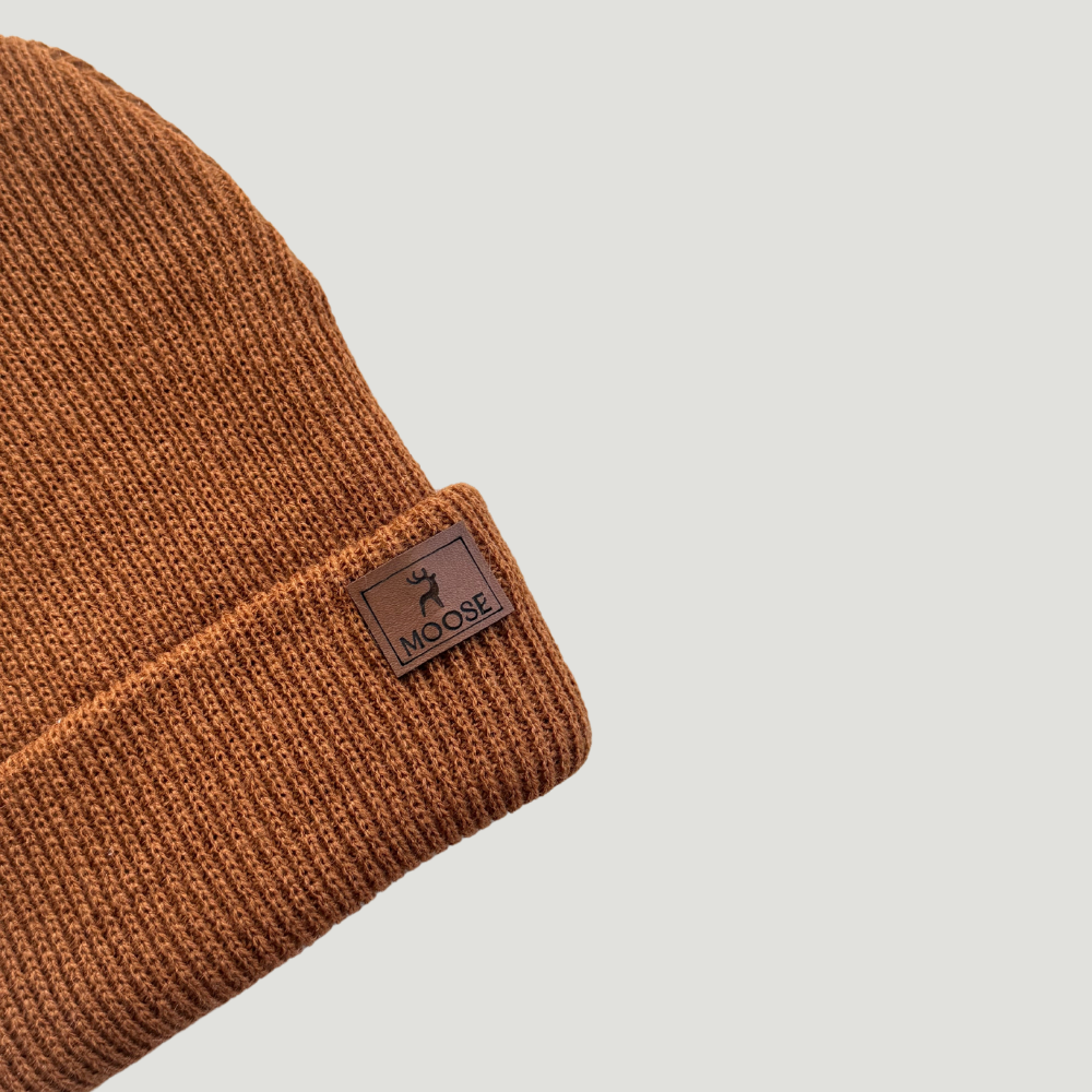 Touca Bebê Confort Tricot Ocre