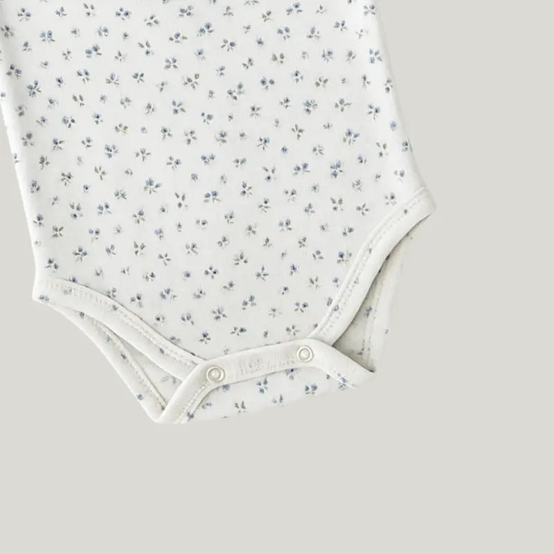 body bebê floral confortável para bebê ate 18 meses