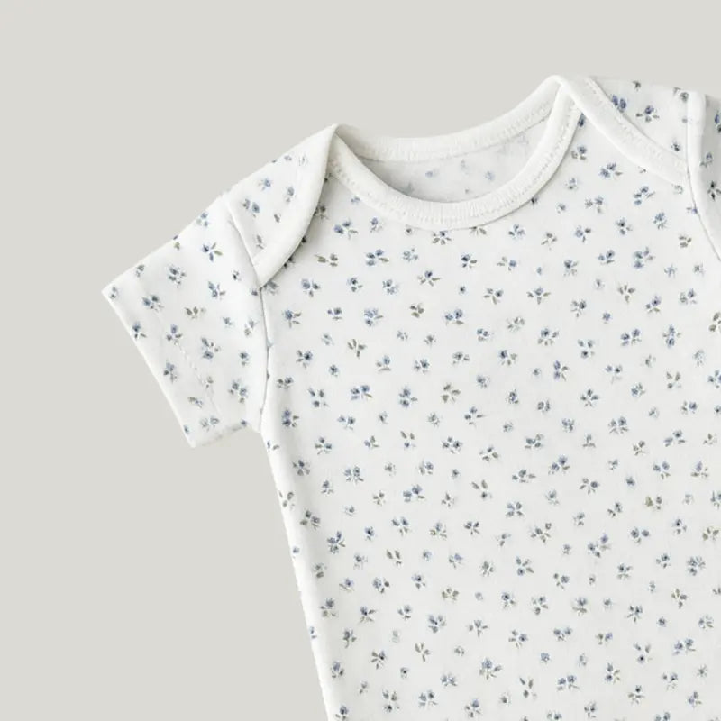 body bebê floral confortável para bebê de 6 meses