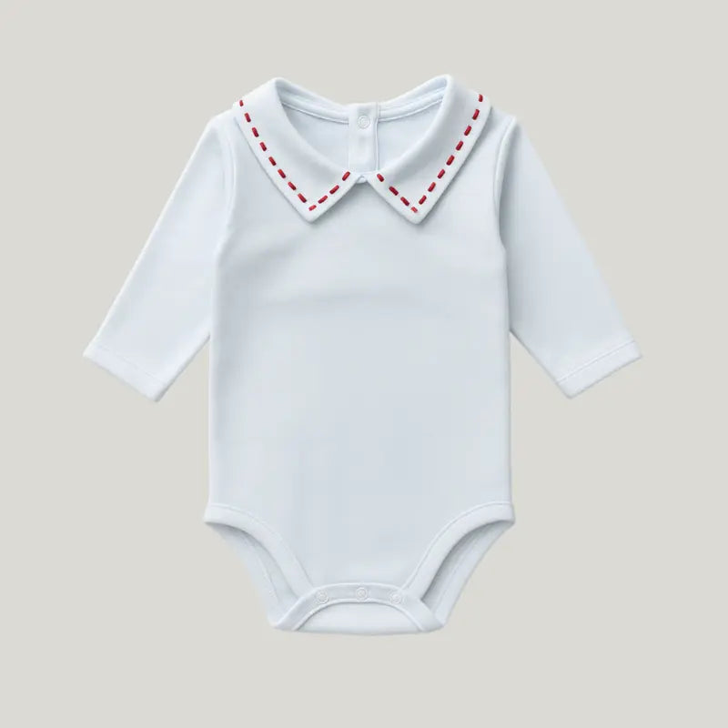 body saida maternidade vermelha classica para bebe menina ou menino