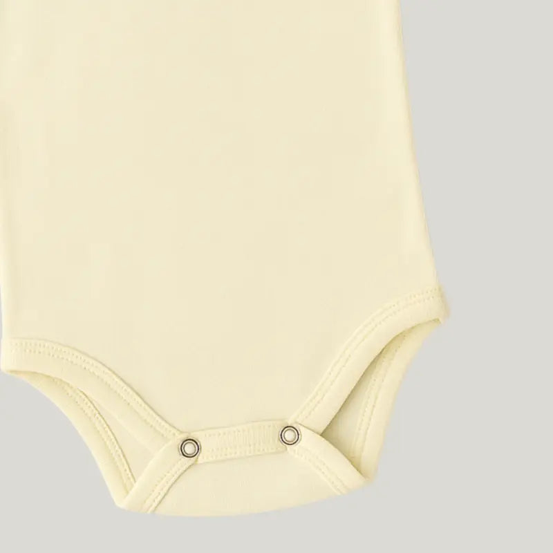 body sem manga amarelo para bebê confortável