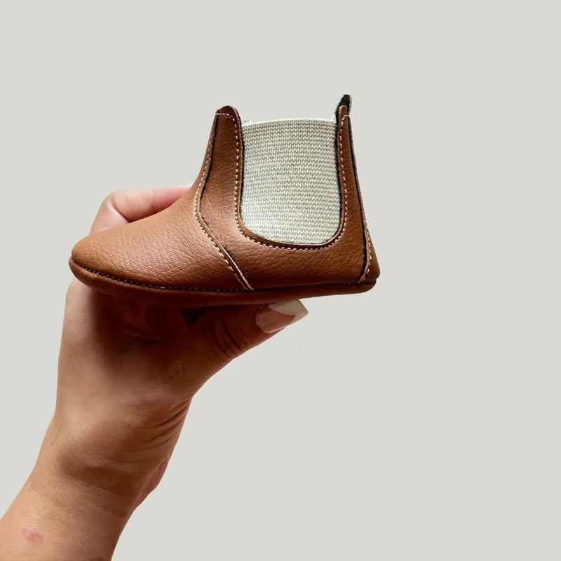 bota estilo vintage para bebê unissex