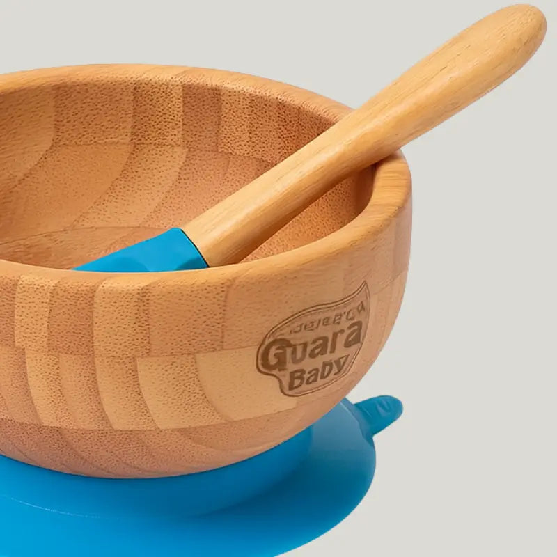 bowl antiderrapante azul ideal para introdução alimentar