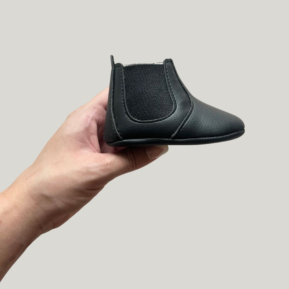 Bota Bebê Vintage Unissex Black