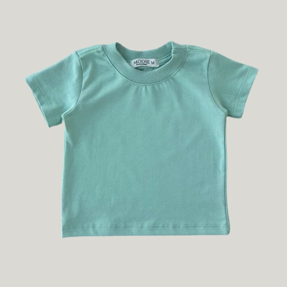 Camisa Bebê Basic Algodão Verde Menta