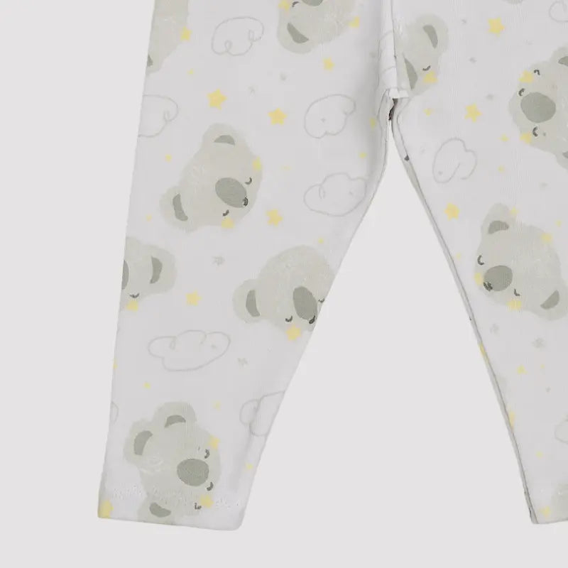 calça estampada de coala para bebê 3 a 12 meses