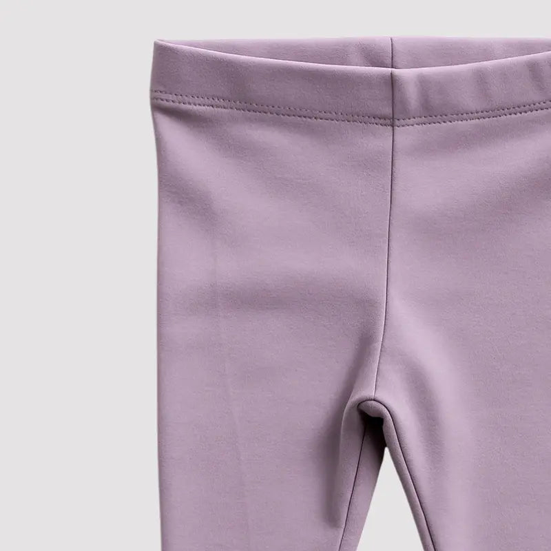 calça lilás leve e confortável para meninas e meninos