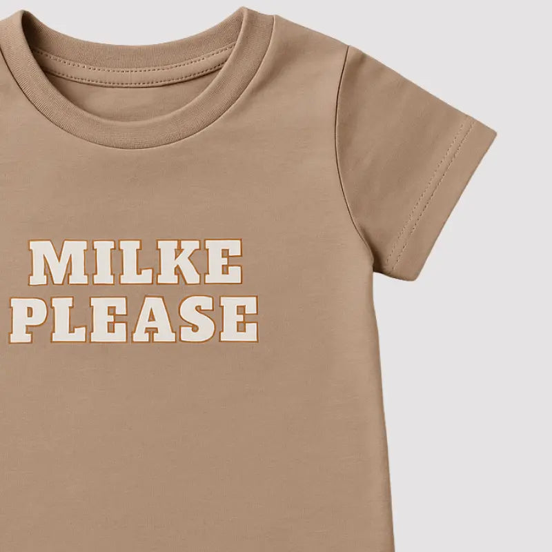 camiseta infantil divertida e neutra para bebês de 3 a 36 meses