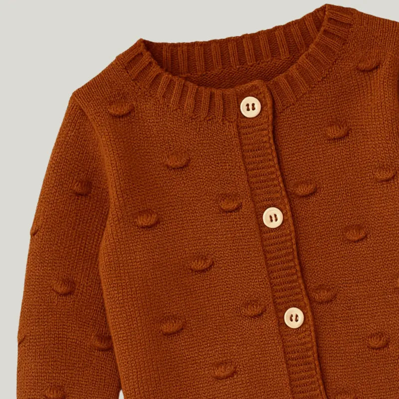 cardigan unissex moderno para bebê menino ou menina