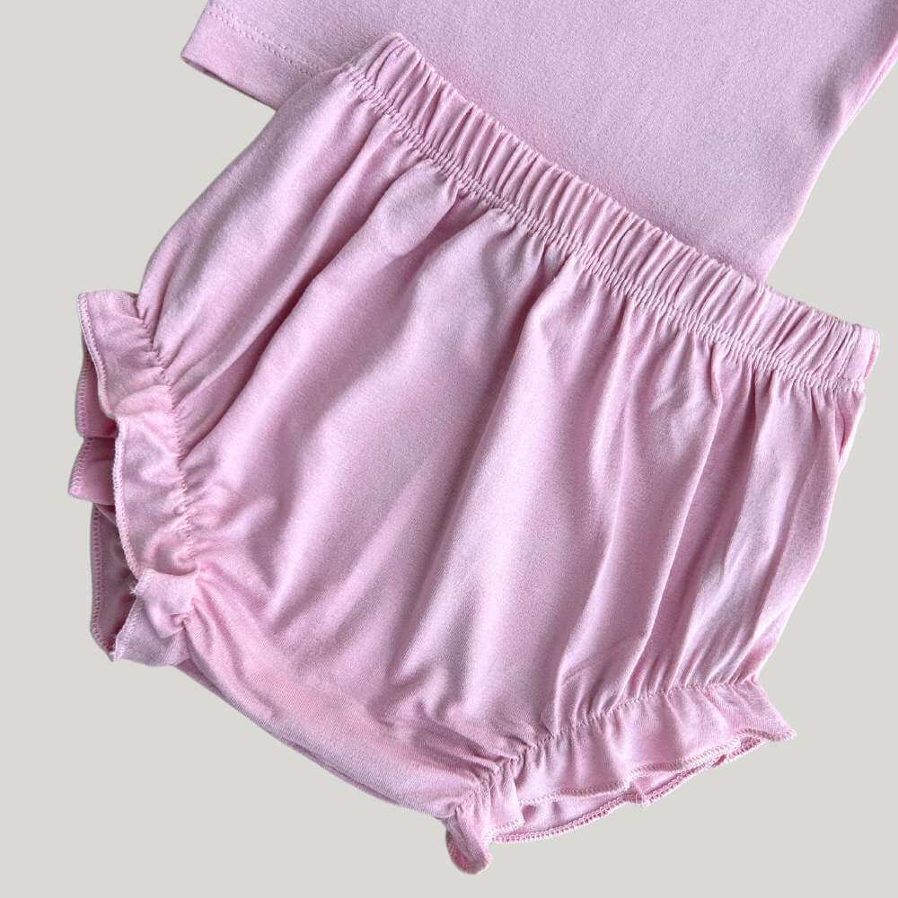 Conjunto bebê Linen Rose