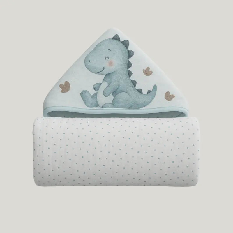 Toalha Bebê Algodão Premium Supersec Dino