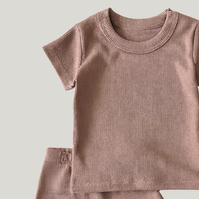Conjunto Bebê Canelado Fresh Brown