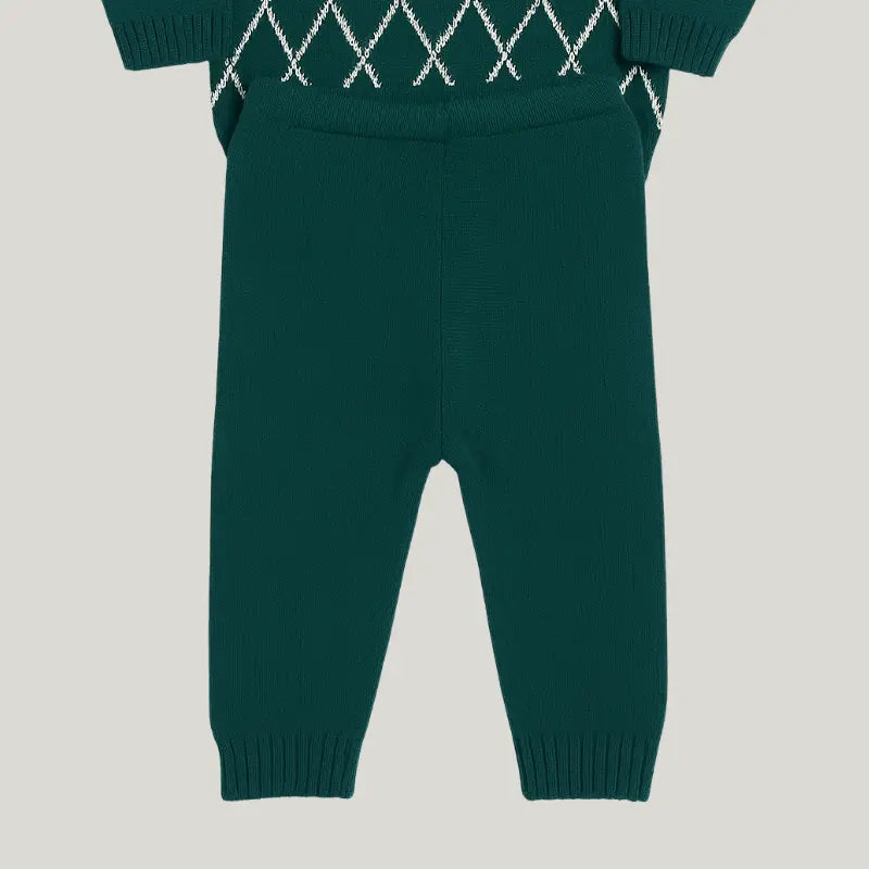 conjunto de inverno macio e elegante para bebê