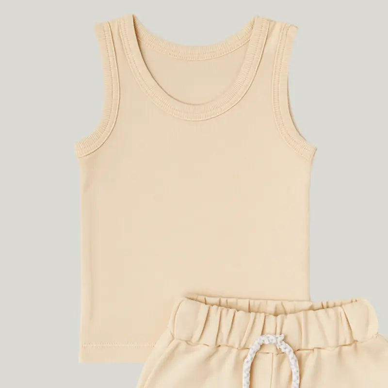 conjunto fresquinho amarelo bebê para passeio