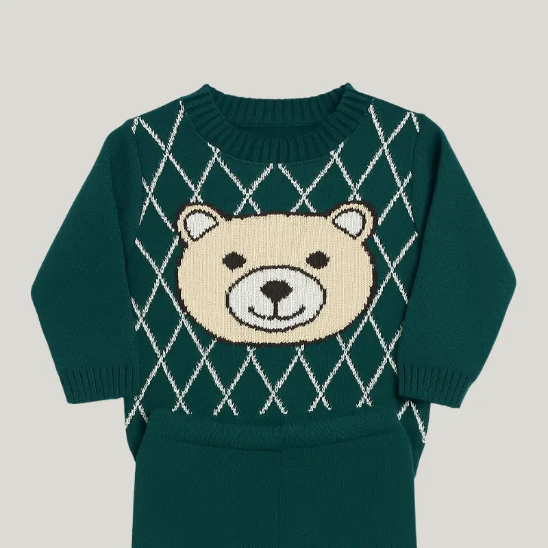 conjunto temático de ursinho para bebê menino