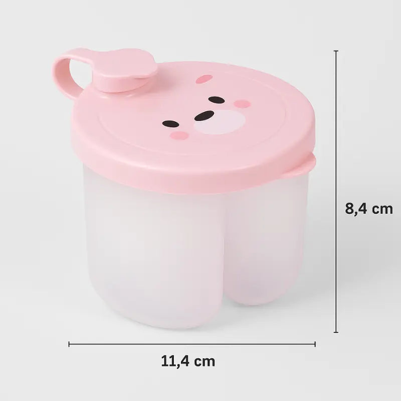 dosador prático de leite em pó para passeios