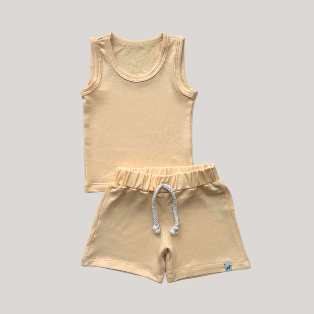 Conjunto Bebê Ollie Verão Amarelo