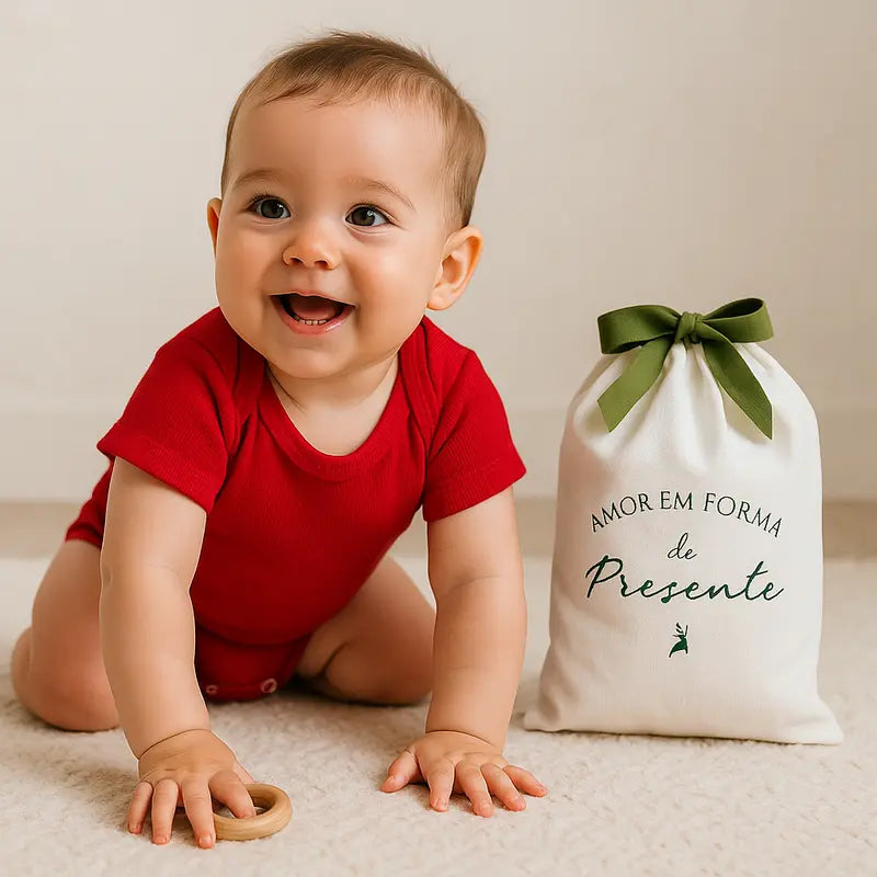 embalagem especial para presente de maternidade ou enxoval