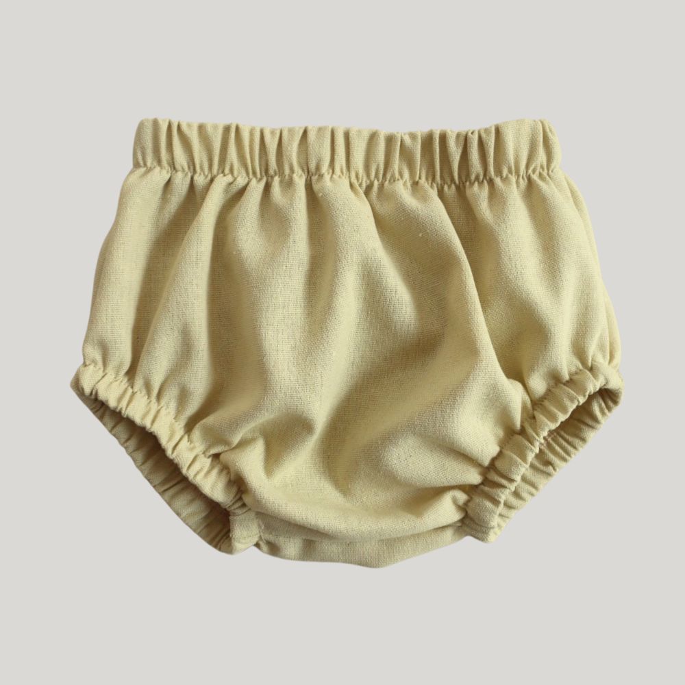 Tapa Fralda Bebê Vintage Linho Yellow
