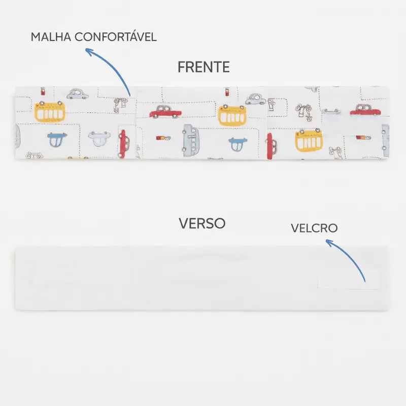 faixa térmica estampada carrinhos para recém-nascido