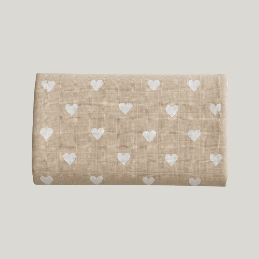 Swaddle Bebê Algodão Amour Bege