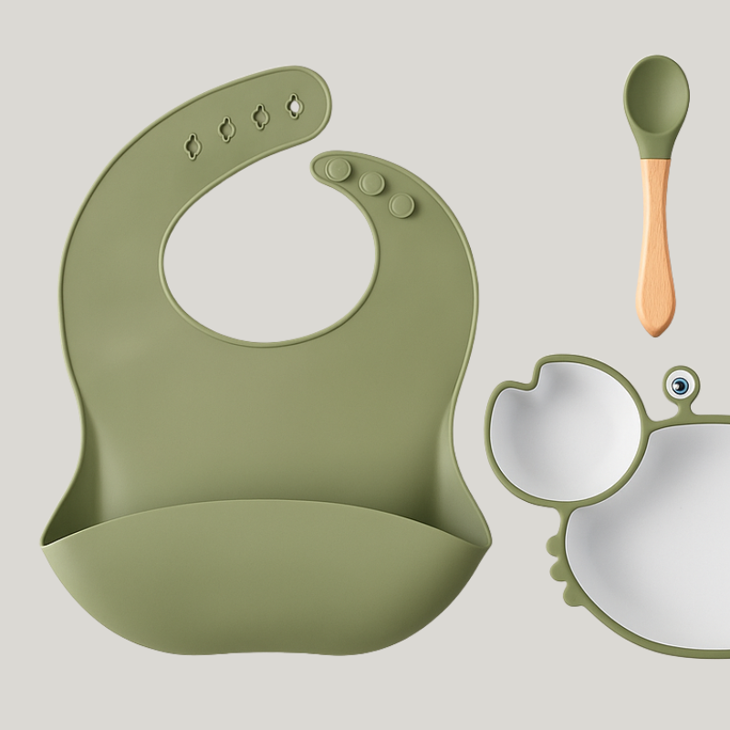 Kit Hora do papa em Silicone Carangueijo Green