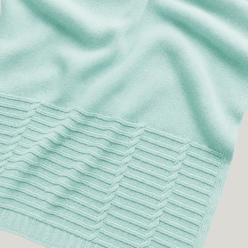 kit saída de maternidade tricot verde Alfred para menino