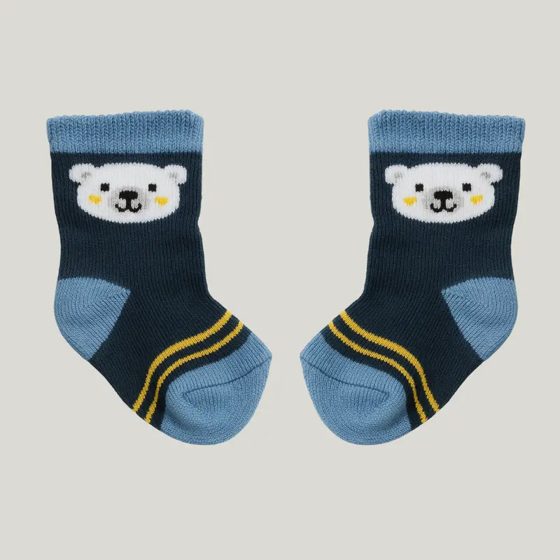 Meia Bebê Bear Azul