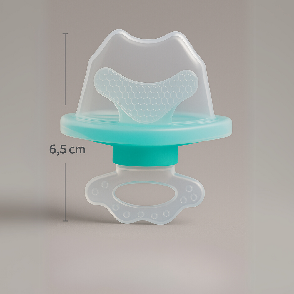 massageador para gengiva do bebê com design ergonômico