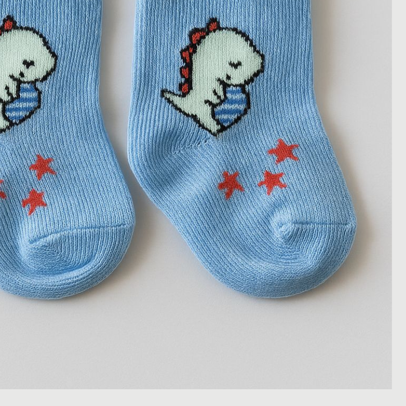 Meia Bebê Dino blue