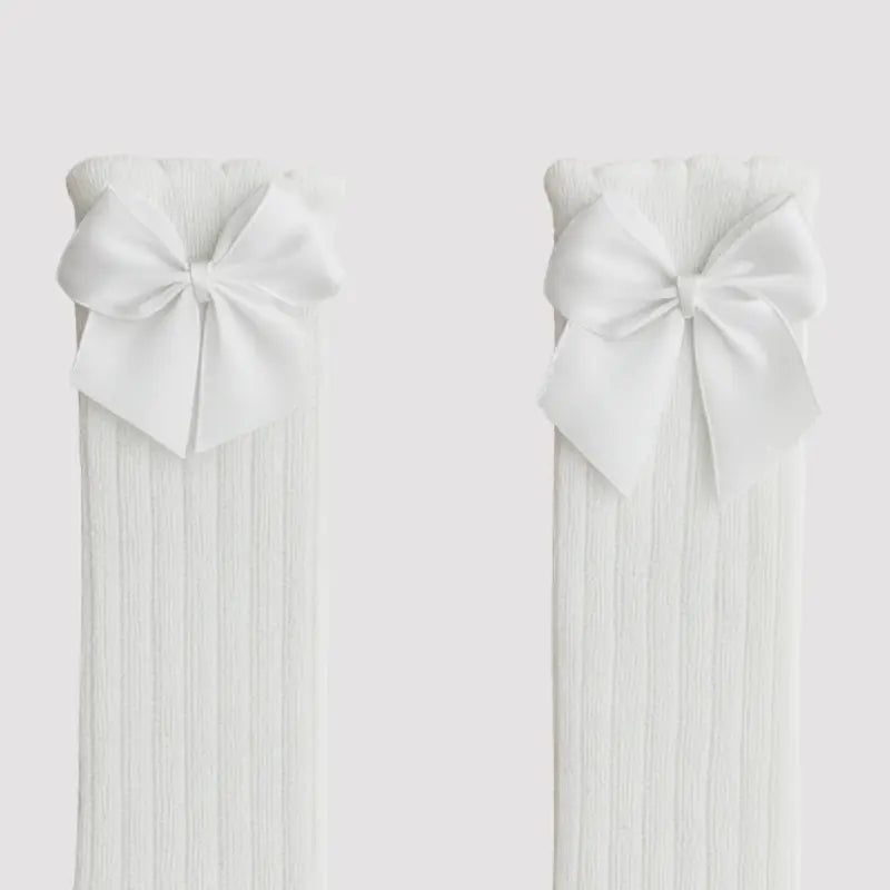 meia bebê algodão confortável branca 3/4